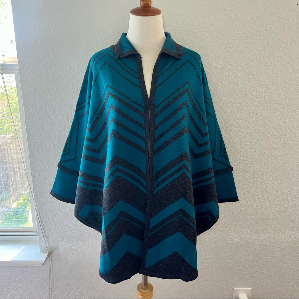 Pendleton 100% Merino Wool Cape Poncho Size M/L